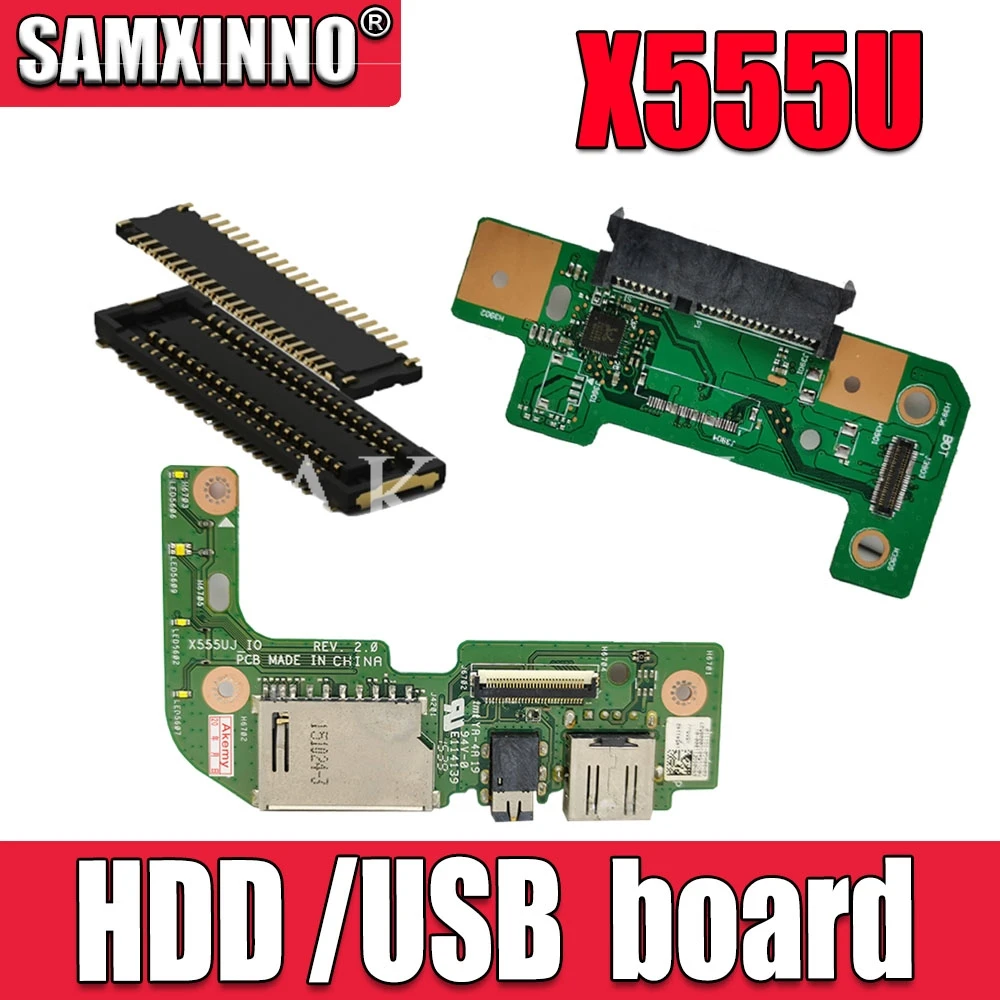 Интерфейс на плате HDD и Материнская плата For Asus X555U X555UJ X555UV X555UQ X555UF K555U A555U