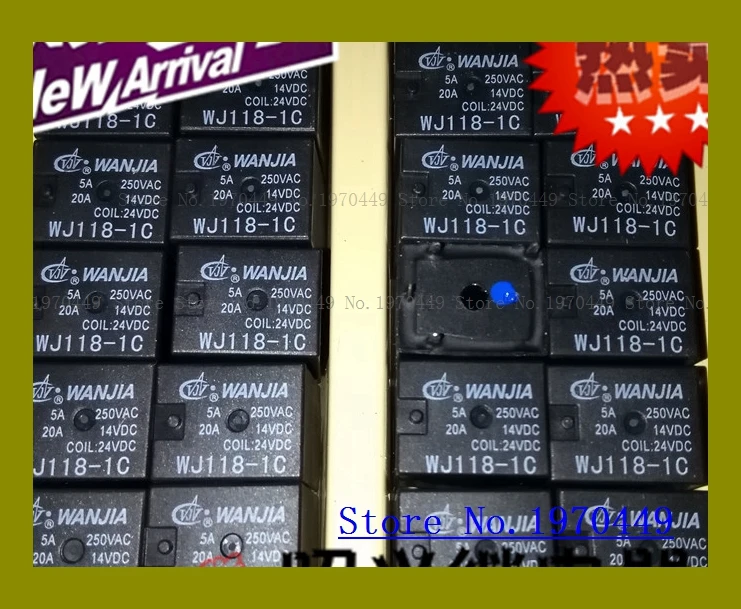 WJ118-1C 5A/250VAC 24VDC | Обустройство дома