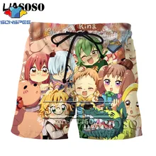 3d принт, мужские и женские длинные спортивные штаны, зимние шорты, аниме, повседневные, Nanatsu No Taizai The Seven Deadly Sins jogger shorts D08