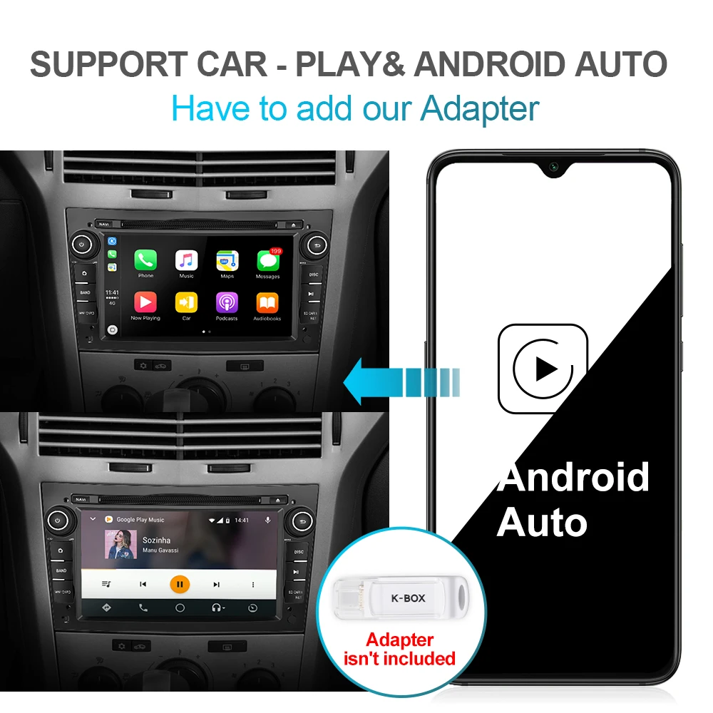 Isudar PX6 2 Din Android 10 автомобильный мультимедийный плеер GPS DVD для