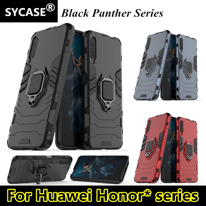 SYCASE Броня Железного человека чехол для huawei Honor 7A 8X Max 9X8 S 10 Lite Play note10 20 Pro V10 V20 Черная