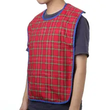 Babero grande impermeable para adultos, ayuda para discapacitados, Protector de cocina, delantal sin mangas