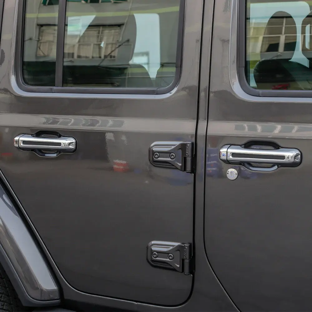 Для Jeep Wrangler JL задняя дверь и 4 дверные ручки Крышка отделка Декор Аксессуары