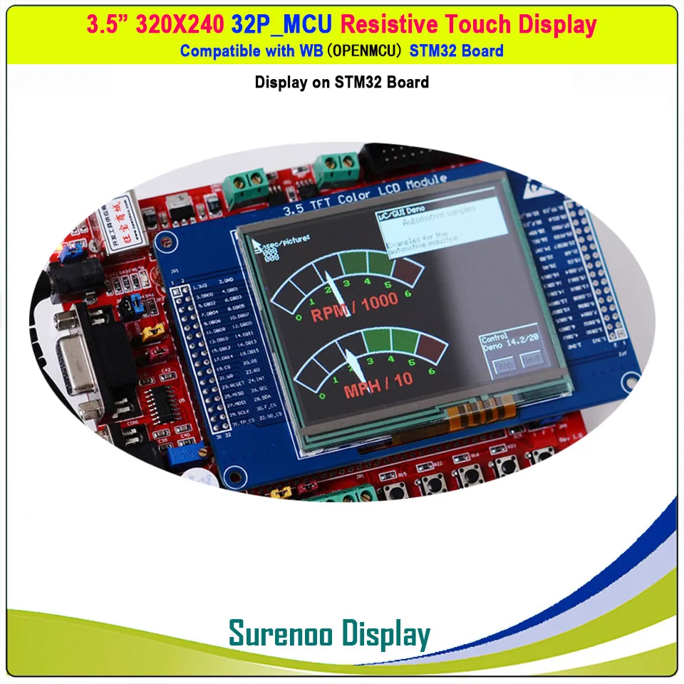 3,5 дюймов 320*240 SSD2119 32P_16Bit MCU параллельный резистивный сенсорный TFT ЖК-модуль дисплей экран панель Поддержка SPI