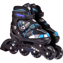 Регулируемая вспышка для начинающих Встроенные роликовые коньки скейт детский полный комплект для мужчин и женщин роликовая обувь
