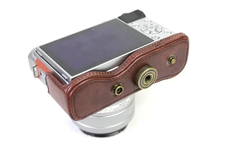 Сумка для камеры из искусственной кожи чехол для Fujifilm Fuji X-A7 XA7 X-A5 X-A20 xa5 xa20 XA10 15-45 мм крышка объектива с плечевым ремнем