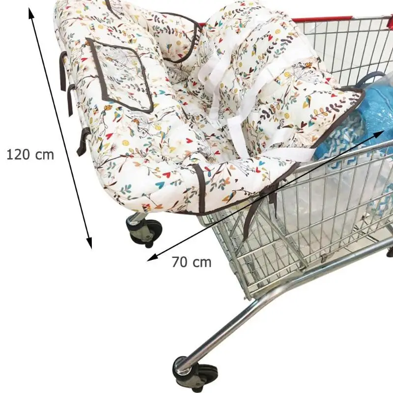 Новая детская магазинная Тележка для покупок, подушка для кресла, безопасная переносная магазинная тележка для путешествий