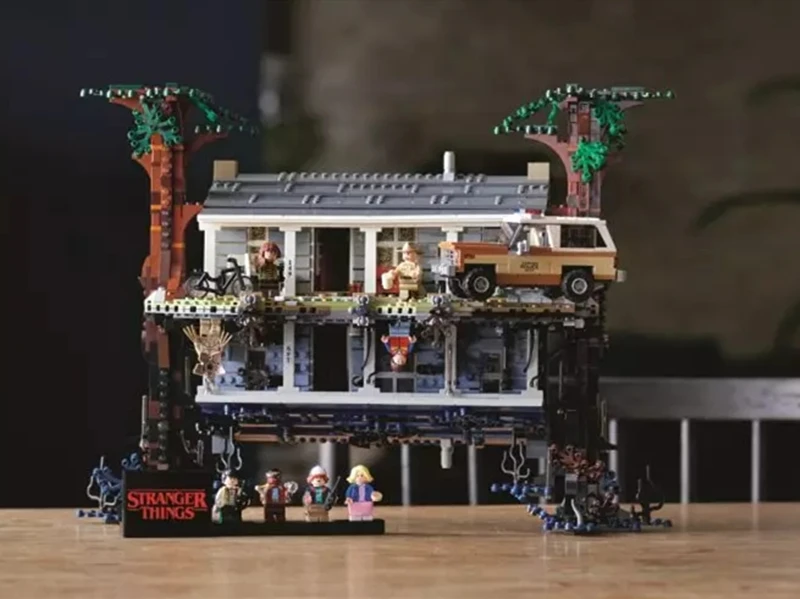 Новые Stanger Things совместимые 75810 вверх дном строительные блоки кирпичи Lepinblocks рождественские игрушки, подарки 25010 - Цвет: NO BOX