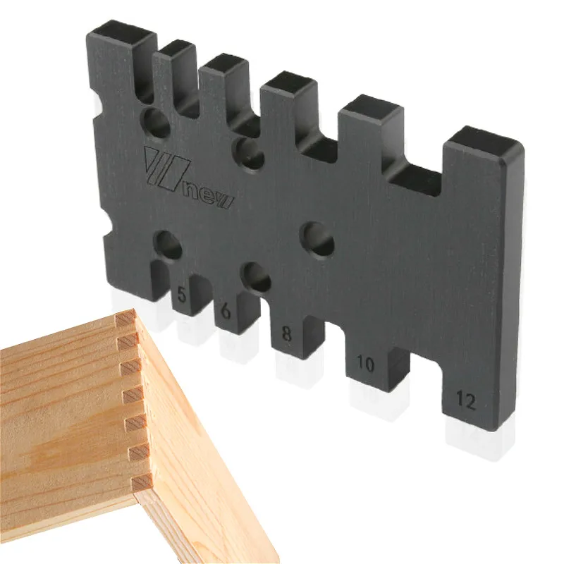 

High Precision Tenon Caliper Metric and Imperial Card Gauge Woodworking Router Saw Table Machine Measuring Tool Ruler
