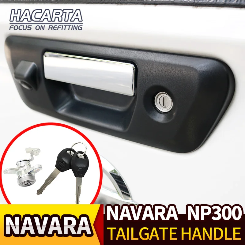 Для NAVARA NP300 D23- хвост ворота ручка замок Задняя Крышка багажника камера заднего вида пикап задняя сторона камеры заднего ручка