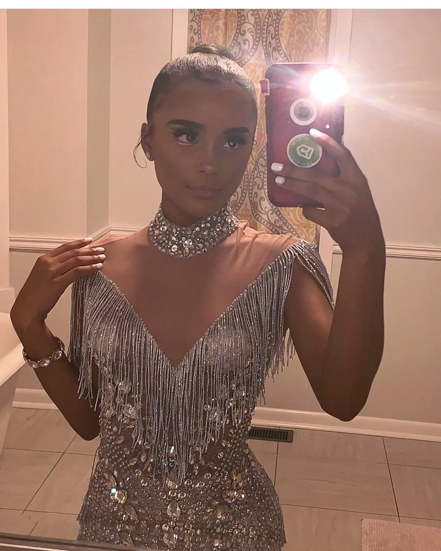 Women Birthday Celebrate Fringes Short Dresses