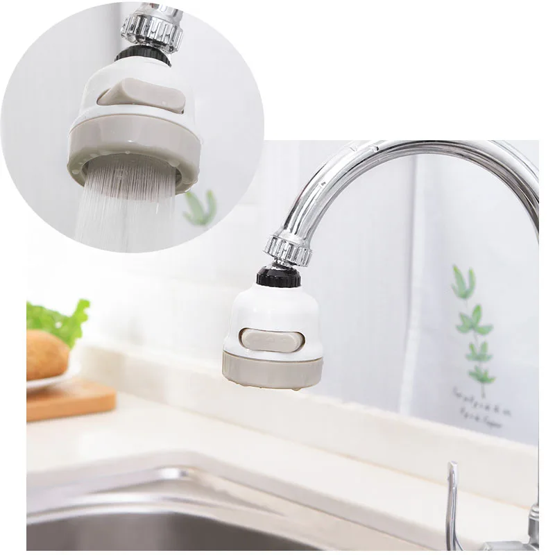 Water Filter New Rotatable Bathroom Kitchen Accessories Water Saver 3 Modes Water Tap Filter Faucet Extender Extenders Booster 6