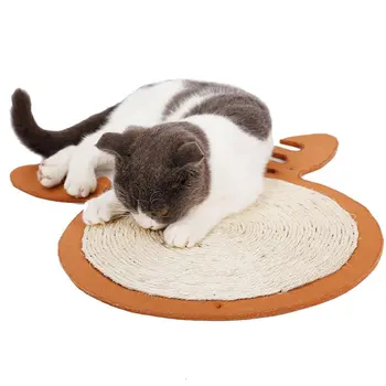 

Natural Cat Scratch Board Mat Pet Cat Scratching Sisal Toy Pad Protecting Furniture Toys