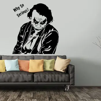 

Joker Poker Monster Movie Character Wall Decoration Living Room Design Art Mural Children Room Decoration Wall Sticker # Z28
