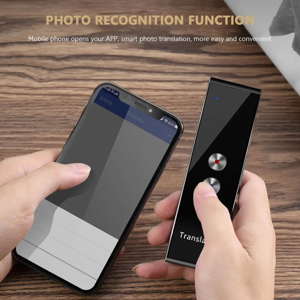 T8 умный голосовой переводчик двусторонний в режиме реального времени 30 многоязычный перевод портативная машина для перевода в путешествие