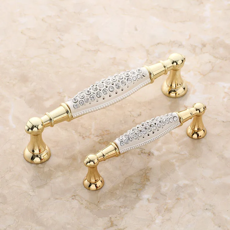 

Furniture cabinet hardware handle European-style zinc alloy wardrobe drawer handle cabinet door handle single hole/96mm/128 mm