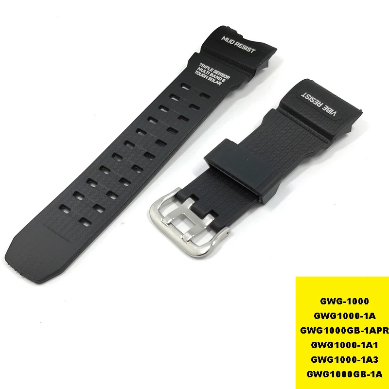 Cinturino Per Casio G Shock Gwg-1000 Gwg1000-1A Gwg1000Gb-1Apr Gwg1000-1A1 Ga100 Ga110 Gd120 Multi Band 6 Gw9400 Bracciale Cinturino