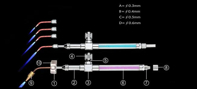 Oxyhydrogen Gas Torch Flame Gun 