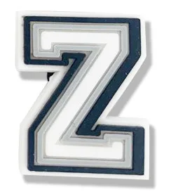 Single Letter 1Pcs Black White Alphabe Shoe charms Button Accessories Shoe DIY Decoration Wristband Kids X-mas Gift  Croc Jibz Z