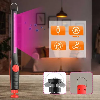 

1pc UV Lamp USB Cable Household 30LED Handheld UV Lamp Portable UVC Light For Keyboard Room Toilet Mat