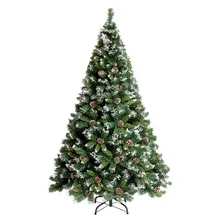 Encryption Falling Snow Pine Cone Green Tree Mini Artificial Christmas Tree Decorations Christmas Decoration For Home Xmas Tree