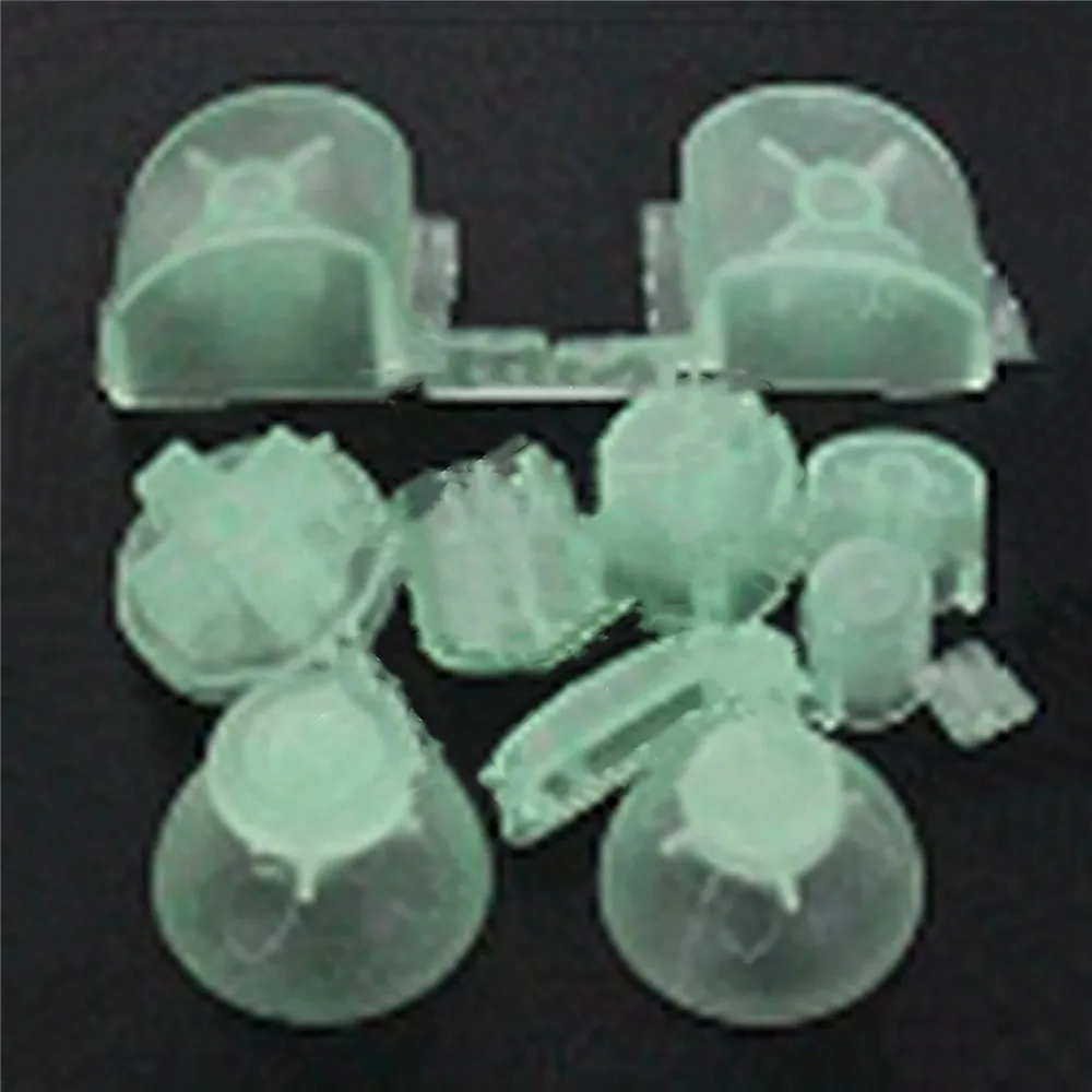 Pulsanti Bianchi Luminosi Abxyz Joystick Pulsante A Croce Rocker Per Ngc Gamecube Gamepad Sostituisci I Tasti Set Completo