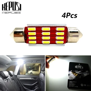 

4x Car Led Festoon Lamp C5W License Plate Lights Reading Lamp 31mm 36mm 39mm 41mm For passat golf polo sedan scirocco caddy