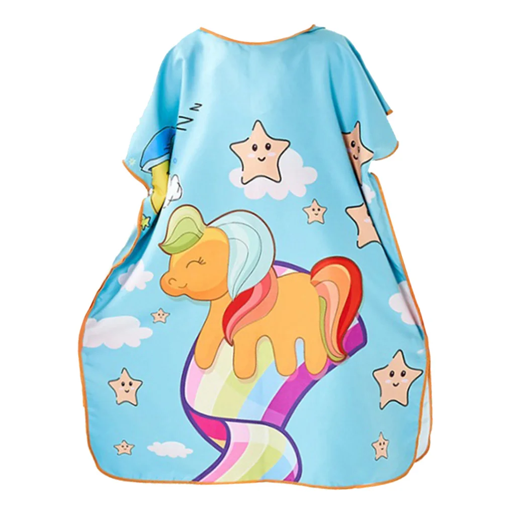 Пончо с капюшоном Полотенца изменение халат одежда для серфинга, Пляжная, Плавание для детей пончо с капюшоном Полотенца изменение Халат - Цвет: Flying Horse