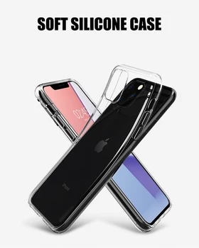 10 個の透明ソフト Tpu ケース Apple の Iphone 11 プロマックス Iphone 11 プロバッククリアケース iphone 11
