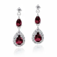 Модные капли воды красочный Циркон серьги женские дикие гипоаллергенныые серьги аксессуары оптом