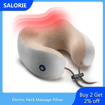 

Electric Neck Massager Shoulder Back Body Massage Pillow Cervical Spine Massageador Massager Device Health Care Relaxation