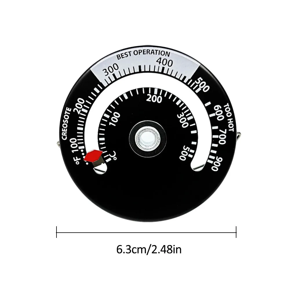 Магнитный печной термометр Домашний Вентилятор для камина термометр с большим дисплеем безопасные инструменты вентилятор метр термометр