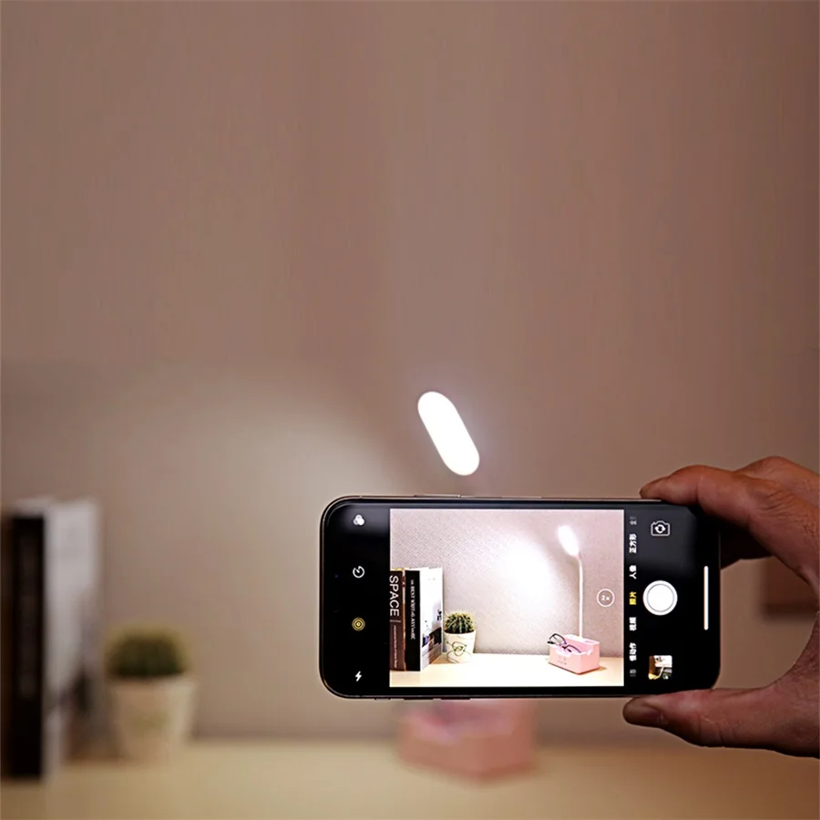  Rechargeable Led Table Lamp With Fan Touch Dimmable Desk Lamp Eye protection Reading Light For Kid  - 4000089807172