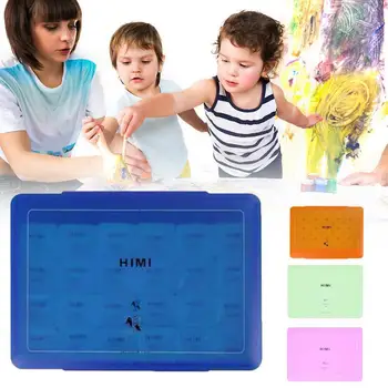 

Children's Drawing Jelly Gouache Paint Student Beginner Color Hand Water Gouache Cake Painted Supplies Art Powder Painting T9S5