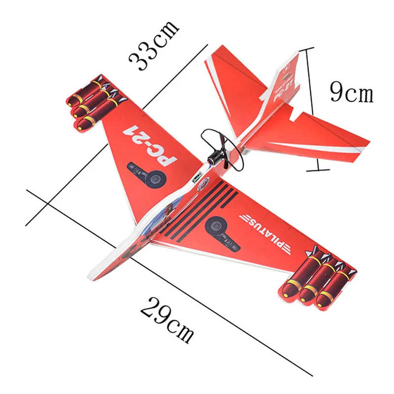 Kid DIY Model Aircraft Assembled Electric Glider EPP Foam Hand