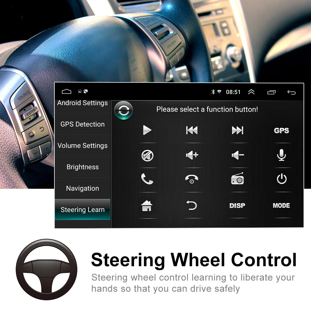 Perfect Hikity Android 8.1 2 Din Car Multimedia Player 8” GPS Car Stereo MirrorLink Autoradio WiFi/FM Bluetooth Radio Car For BMW E46 3