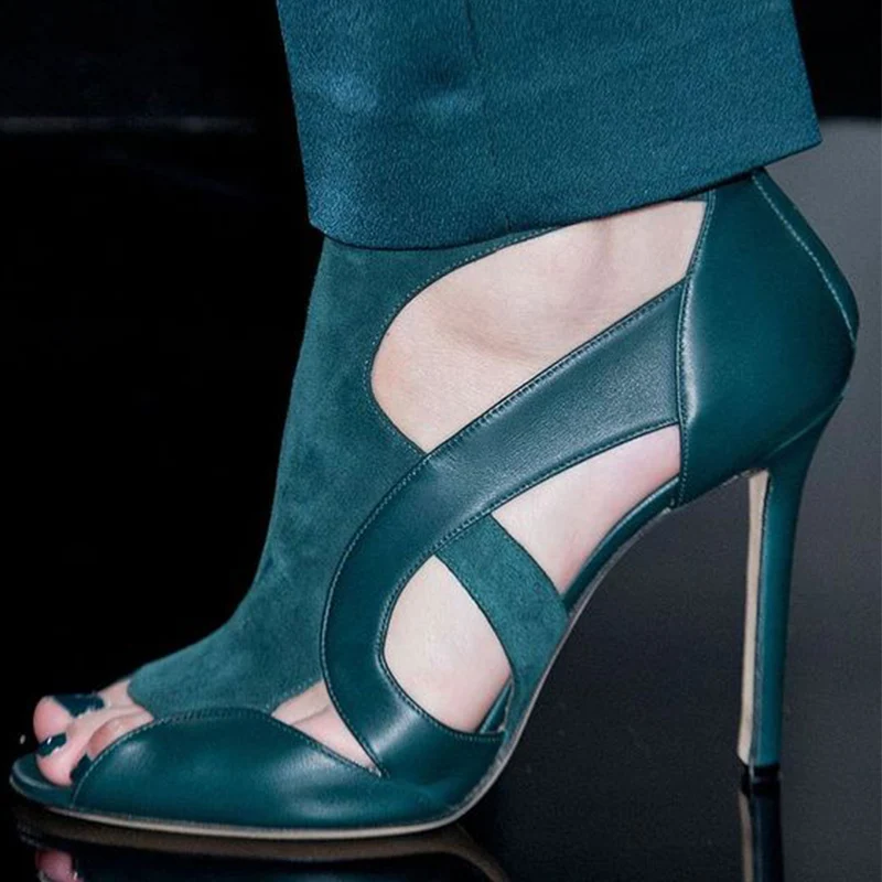 dark green shoes ladies