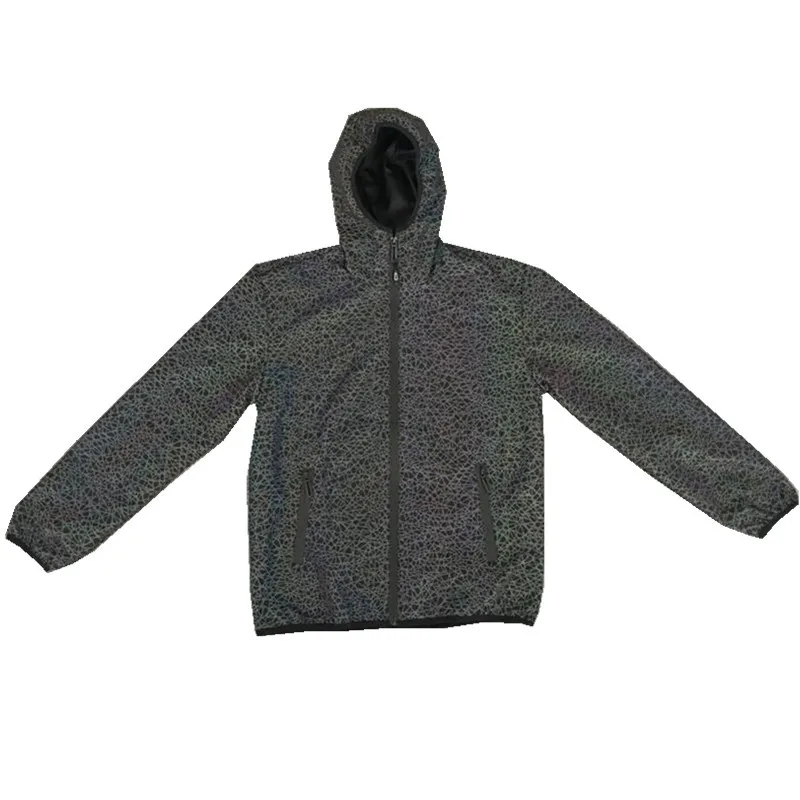 KIOVNO Men's Colorful Reflective Night Jackets Coats Hip Hop Light Reflective Jackets Outwear For Male Clothing (10)