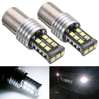 

2pcs 1156 7506 P21W LED Bulbs Canbus Error Free Daytime Running Lights for Volkswagen VW MK6 Jetta DRL Lamp 6000K White