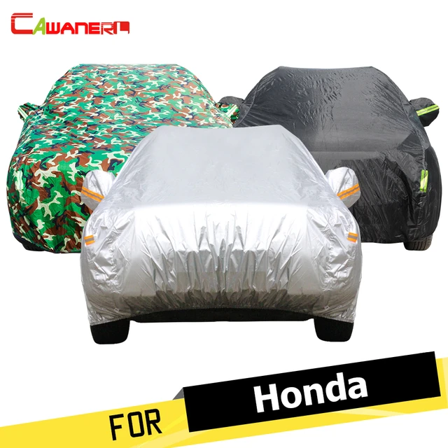 Cawanerl Thicken Car Cover Waterproof Sun Snow Rain Protection