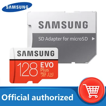 

Original SAMSUNG Micro SD Memory Card EVO Plus 256GB 95MB/s Class10 U3 UHS-I TF Card 4K HD with Adapter for Smartphone Tablet