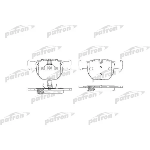 Колодки тормозные дисковые передн LANDROVER, Range Rover 2/2002