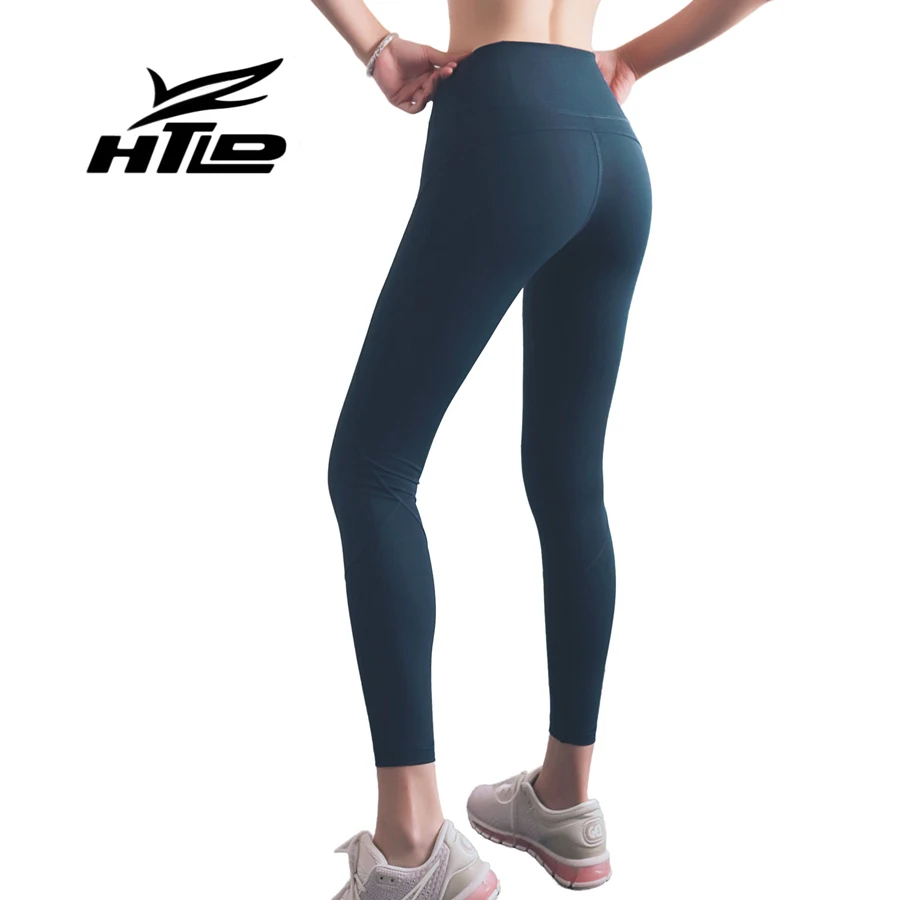 HTLD новые эластичные сплайсированные бесшовные леггинсы женские Пуш ап Фитнес