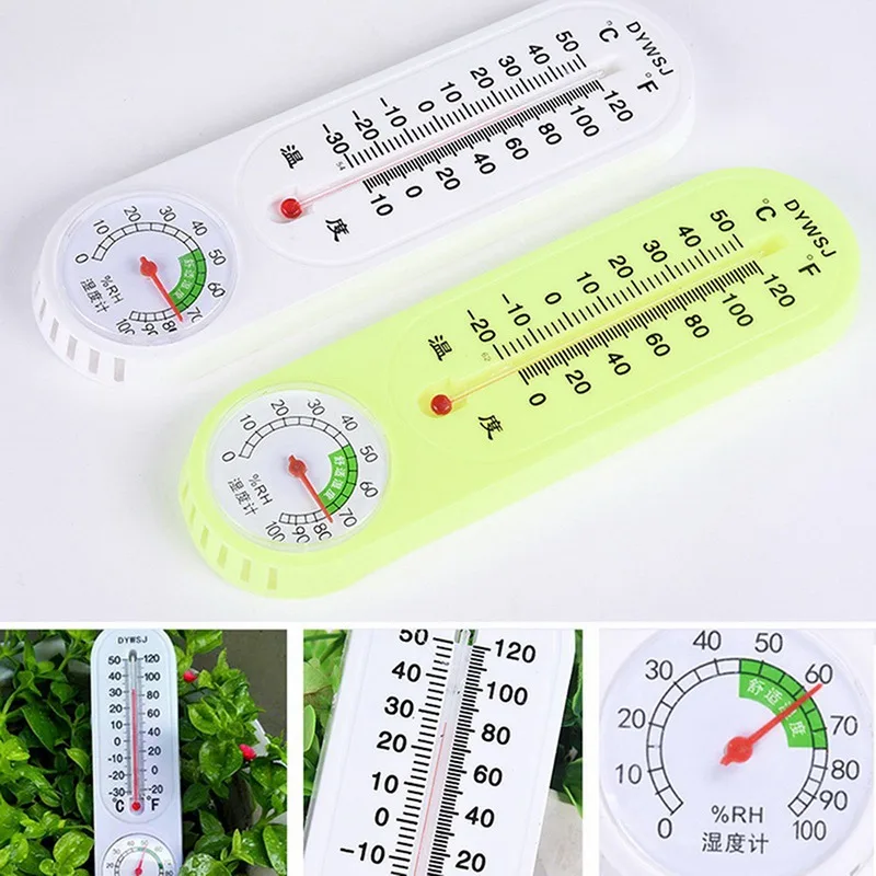 Long Wall Hanging Thermometer Indoor Outdoor Garden Home Garage Office Room Hanging Logger