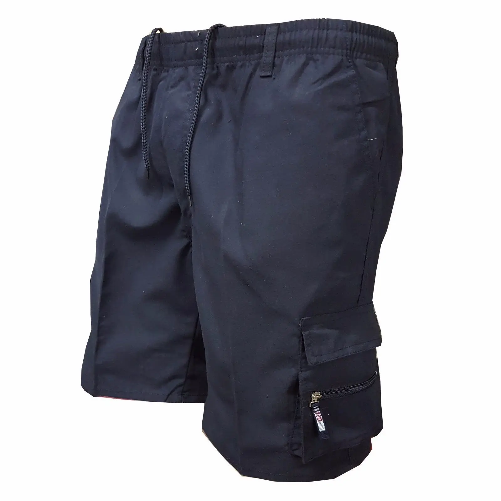 Navy Pantalones Cortos Hombre новые летние мужские шорты Карго с несколькими карманами свободные шорты для улицы мужская одежда - Цвет: Navy
