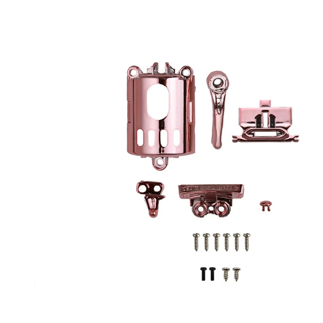 8Pcs/Set Electric Clipper Shell Set For WAHL 8148/8591 ABS 8 Style DIY Modification Shell Barber Electric Clipper Cover G0811 Rose Gold