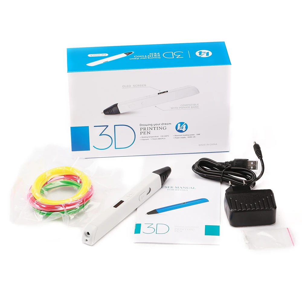 3d ручка UEEVII Ручка 3 d включает пла 3D принтер детский инструмент для рисования