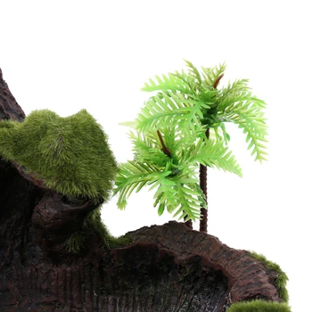 

Reptile Water Dish Food Bowl Worm Feeder, Resin Turtle Water Plate for Lizards Tortoise and Other Pets