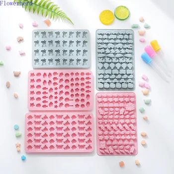 

Silicone Baking Cartoon Mold Fruit Soft Candy Frozen Chocolate Candy Mold DIY Crystal Epoxy Mold Handmade Soap Mold Cake Decor