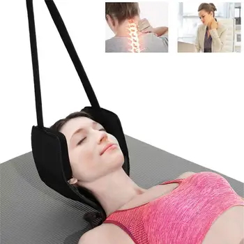 

Portable Adults Hammock for Neck Set Office Neck Rest Stretcher Relieves Travel Memory Foam Pillow Pain Relief Hammock for Neck